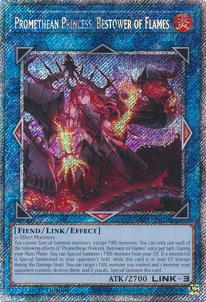 Promethean Princess, Bestower of Flames  [RA03-EN050] Platinum Secret Rare 1st Edition