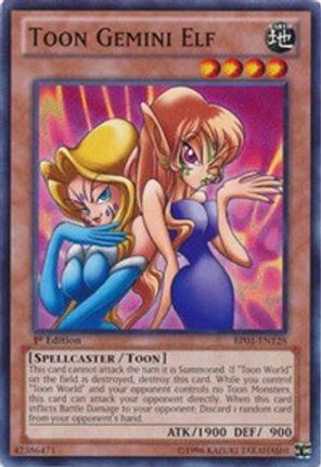 Toon Gemini Elf (Common / Short Print) [BP01-EN128] 1st Edition