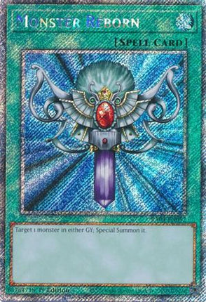 Monster Reborn  [RA03-EN052] Platinum Secret Rare 1st Edition