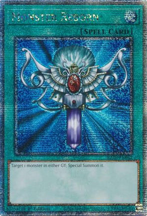 Monster Reborn  [RA03-EN052] Quarter Century Secret Rare 1st Edition
