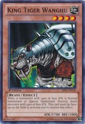 King Tiger Wanghu (Common / Short Print) [BP01-EN129] 1st Edition