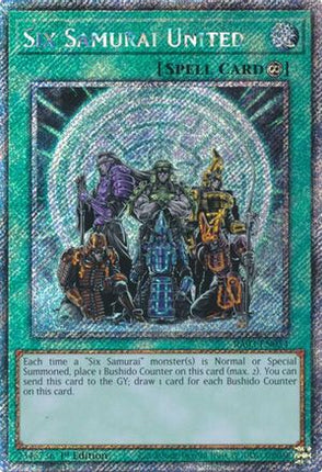 Six Samurai United  [RA03-EN054] Platinum Secret Rare 1st Edition