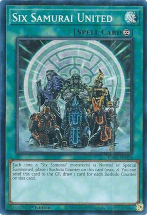 Six Samurai United [RA03-EN054] Super Rare 1st Edition
