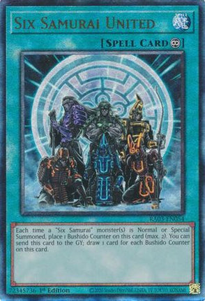 Six Samurai United  [RA03-EN054] Ultimate Rare 1st Edition