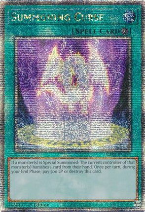 Summoning Curse  [RA03-EN057] Quarter Century Secret Rare 1st Edition