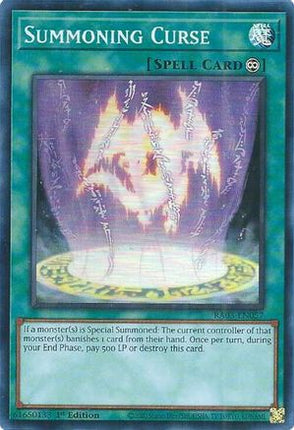 Summoning Curse [RA03-EN057] Super Rare 1st Edition