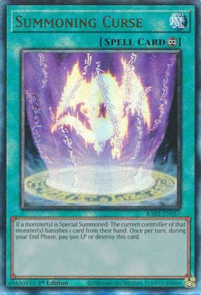 Summoning Curse  [RA03-EN057] Ultimate Rare 1st Edition