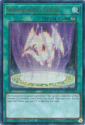 Summoning Curse  [RA03-EN057] Ultra Rare 1st Edition