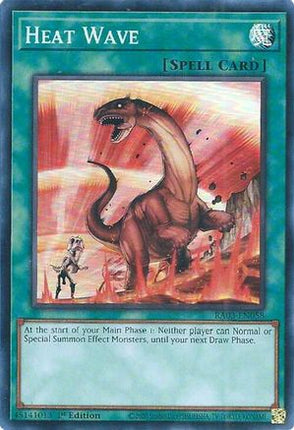 Heat Wave [RA03-EN058] Super Rare 1st Edition