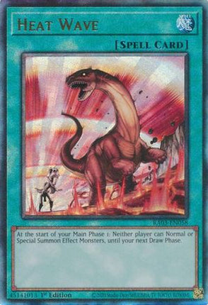 Heat Wave  [RA03-EN058] Ultimate Rare 1st Edition