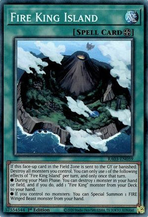 Fire King Island  [RA03-EN059] Collector's Rare 1st Edition