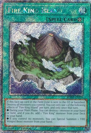 Fire King Island  [RA03-EN059] Platinum Secret Rare 1st Edition