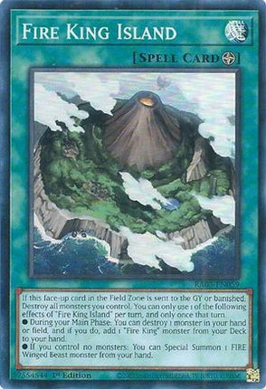 Fire King Island [RA03-EN059] Super Rare 1st Edition