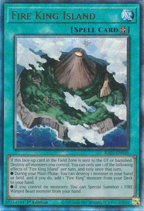 Fire King Island  [RA03-EN059] Ultimate Rare 1st Edition