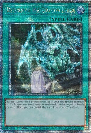 Return of the Dragon Lords  [RA03-EN060] Quarter Century Secret Rare 1st Edition