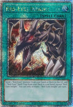 Red-Eyes Insight  [RA03-EN061] Quarter Century Secret Rare 1st Edition