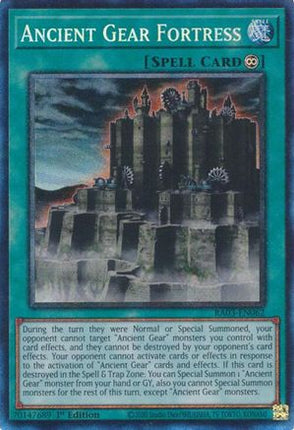 Ancient Gear Fortress  [RA03-EN062] Collector's Rare 1st Edition