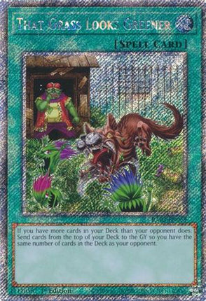 That Grass Looks Greener  [RA03-EN063] Platinum Secret Rare 1st Edition