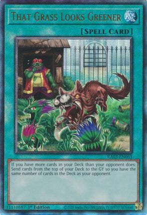 That Grass Looks Greener  [RA03-EN063] Ultimate Rare 1st Edition