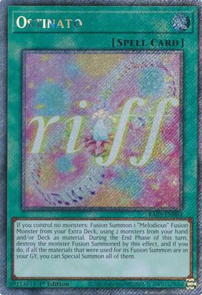 Ostinato  [RA03-EN064] Platinum Secret Rare 1st Edition