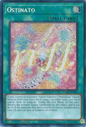 Ostinato  [RA03-EN064] Secret Rare 1st Edition