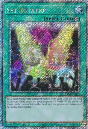 Set Rotation  [RA03-EN065] Platinum Secret Rare 1st Edition