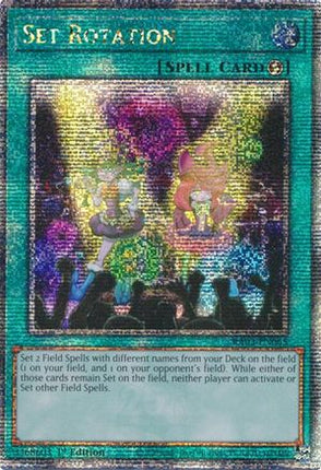 Set Rotation  [RA03-EN065] Quarter Century Secret Rare 1st Edition
