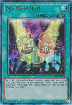 Set Rotation  [RA03-EN065] Ultimate Rare 1st Edition