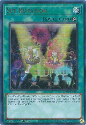 Set Rotation  [RA03-EN065] Ultra Rare 1st Edition