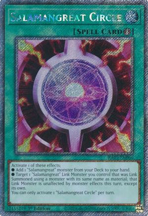 Salamangreat Circle (Platinum Secret Rare)  [RA03-EN066] 1st Edition
