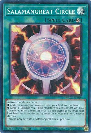 Salamangreat Circle [RA03-EN066] Super Rare 1st Edition