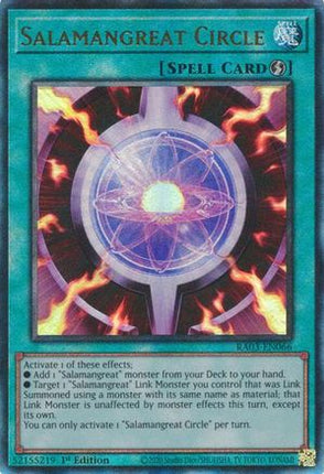 Salamangreat Circle  [RA03-EN066] Ultimate Rare 1st Edition