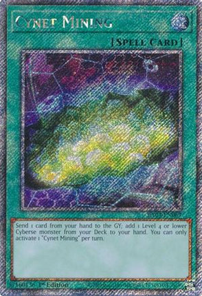 Cynet Mining  [RA03-EN067] Platinum Secret Rare 1st Edition