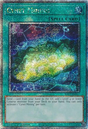 Cynet Mining  [RA03-EN067] Quarter Century Secret Rare 1st Edition