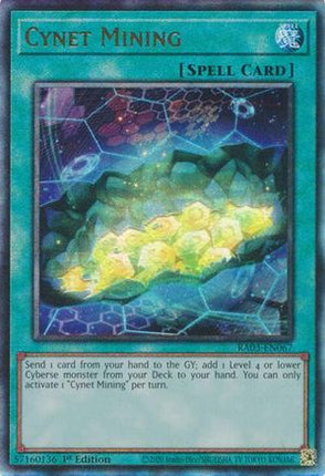 Cynet Mining  [RA03-EN067] Ultimate Rare 1st Edition