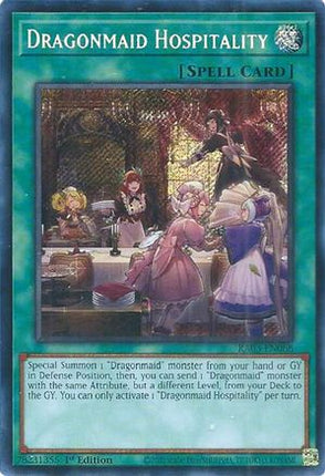 Dragonmaid Hospitality  [RA03-EN068] Secret Rare 1st Edition