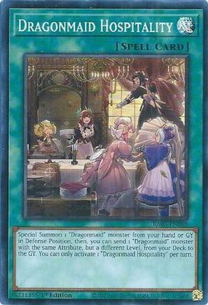 Dragonmaid Hospitality [RA03-EN068] Super Rare 1st Edition