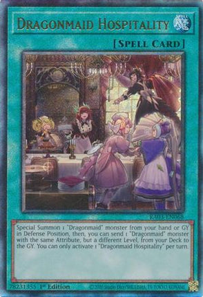 Dragonmaid Hospitality  [RA03-EN068] Ultimate Rare 1st Edition