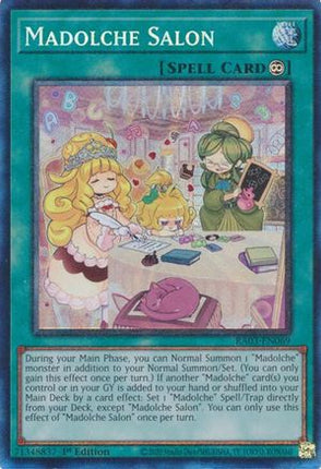 Madolche Salon  [RA03-EN069] Collector's Rare 1st Edition