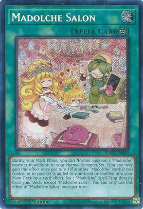 Madolche Salon  [RA03-EN069] Secret Rare 1st Edition