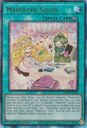 Madolche Salon  [RA03-EN069] Ultimate Rare 1st Edition
