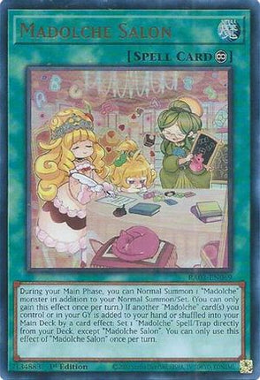 Madolche Salon  [RA03-EN069] Ultra Rare 1st Edition