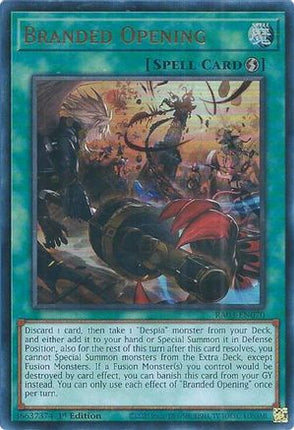 Branded Opening  [RA03-EN070] Ultra Rare 1st Edition