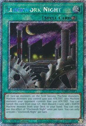 Clockwork Night  [RA03-EN071] Platinum Secret Rare 1st Edition