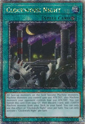 Clockwork Night  [RA03-EN071] Quarter Century Secret Rare 1st Edition
