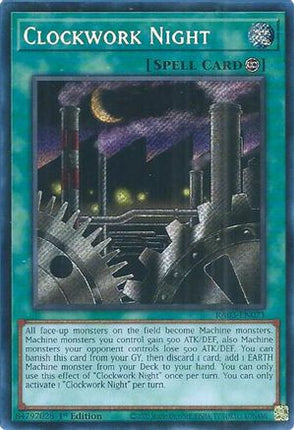 Clockwork Night  [RA03-EN071] Secret Rare 1st Edition