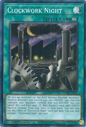 Clockwork Night [RA03-EN071] Super Rare 1st Edition
