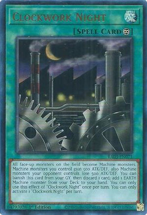 Clockwork Night  [RA03-EN071] Ultra Rare 1st Edition