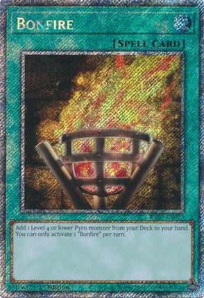 Bonfire  [RA03-EN073] Platinum Secret Rare 1st Edition