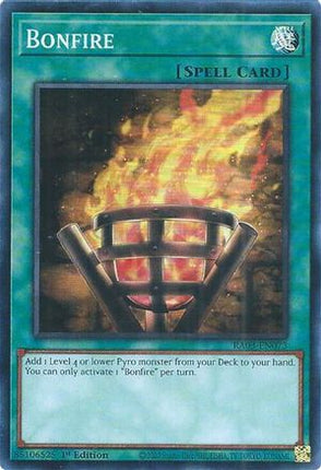 Bonfire [RA03-EN073] Super Rare 1st Edition